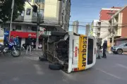 Acidente entre ônibus e van escolares fere sete crianças no RS
