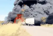 Acidente na BR-153 no Tocantins deixa uma vítima carbonizada