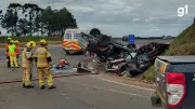 Acidente na BR-386 mata dois e fere criança gravemente no RS