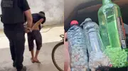 Adolescente com mandado por agredir mãe é flagrado com mais de 300 porções de drogas