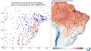 Anticiclone traz geadas e frio intenso para Sul e Minas Gerais