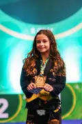 Aos 11 anos, atleta de Nova Friburgo é bicampeã brasileira de jiu-jitsu