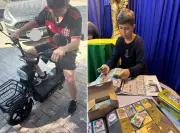 Aos 13 anos, adolescente compra moto elétrica vendendo figurinhas da Copa