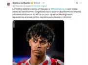 Atlético de Madrid zoa Barcelona com oferta irônica por Lamine Yamal após especulação sobre Julián Alvarez