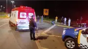 Atropelamento grave em Taquarituba; motorista foge