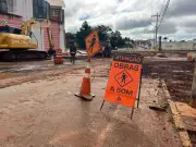 Avenida Vital Brasil interditada para construção de rotatória em Botucatu