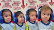 Bebês de creche no PI viralizam ao ouvir vozes dos pais em atividade escolar