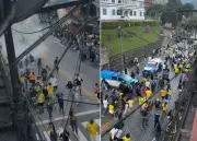 Briga entre torcedores após jogo do Brasil em Petrópolis termina com spray de pimenta