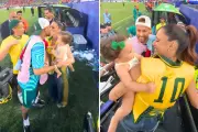 Bruna Biancardi mostra filhos de Neymar na estreia do Brasil na Copa 2026
