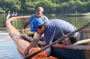 Cabelo humano é usado para conter poluição na Baía de Guanabara