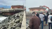 Café à beira-mar é demolido na Califórnia após risco de colapso do píer