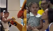 Canarinho Pistola encontra filha de Neymar após viralizar foto