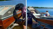 Canoa dobrável: cantor goiano mostra modelo que vira baú