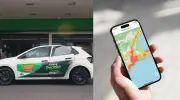 Carros de app viram mídia móvel em MT com nova parceria