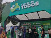 Cartão de TODOS une saúde e Copa no Arraial do Ibirapuera