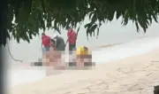 Casal é atingido por raio em praia de Belém neste sábado