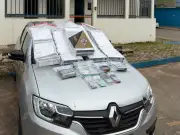Casal é preso com mil maços de cigarros contrabandeados e drogas na BR-259