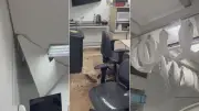Chuva forte alaga Hospital Universitário de Brasília e causa danos