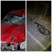 Ciclista morre após colisão com caminhonete na MGC-342 em Coronel Murta