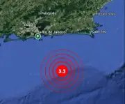 Cinco tremores de terra atingem costa do Rio de Janeiro em 12 horas