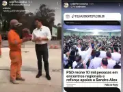 Comandante da PM do PR promove candidato de Ratinho Jr. nas redes