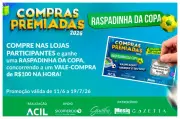 Compras Premiadas 2026 ganha Raspadinha da Copa em Limeira
