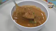 Concurso Junino: Caldo Danado de Bom com carne e macaxeira