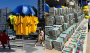 Copa pirata: fiscalização recolhe 1 milhão de camisas e 335 mil figurinhas