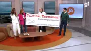 Cristina Ranzolin toma último comprimido contra câncer ao vivo na TV