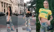 De novo? Esposa de Rayan repete look de outra selesposa na Copa