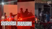 Dupla embriagada usa moto da PM no MA enquanto policial observa