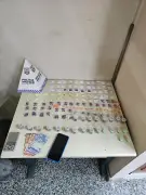 Dupla presa por tráfico de drogas em Paraty com cocaína e skank