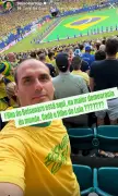 Eduardo Bolsonaro posta foto em estádio nos EUA e provoca Lula