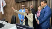 Elaine Brambilla toma posse como primeira prefeita de Araras após morte de Maretto