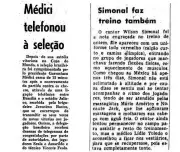 Em 1970, Médici ligou para vestiário e Simonal passou mal no treino da Seleção