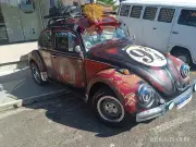 Enfermeiro transforma Fusca 1986 em homenagem a Harry Potter em Rio Preto