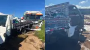 Engavetamento com sete veículos deixa dois feridos em Maracanaú