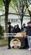 Estudantes alemães sepultam esqueleto que era usado em aulas de biologia