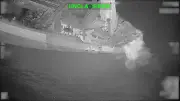 EUA atacam navio-tanque com míssil Hellfire no bloqueio ao Irã