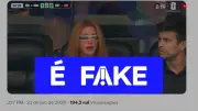É #FAKE: Shakira e Piqué não assistiram juntos a Argentina x Áustria
