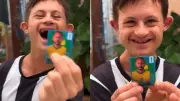 Família cria figurinha de Neymar para filho com Down e reação viraliza