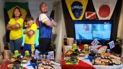 Família nipo-paraense une açaí e sushi para celebrar Brasil x Japão na Copa