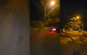 Fios soltos de telefonia derrubam motociclista em Botucatu