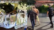 Foragido da justiça é preso com drogas e dinheiro em Teresina