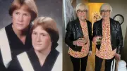 Gêmeas canadenses completam 68 anos vestindo-se iguais e confundindo alunos