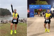 Grávida corre 7 km em meia maratona em Santos e se sente 'supermulher'