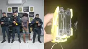 Homem agride companheira e é preso após resistir com taser no PI