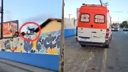 Homem em surto é resgatado após andar em telhado na Cohab