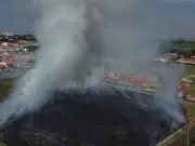 Homem é flagrado causando incêndio em vegetação em Santa Bárbara d'Oeste