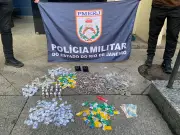 Homem preso e dois adolescentes apreendidos por tráfico em Resende